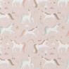 Printed Cotton COLINE Petal / White